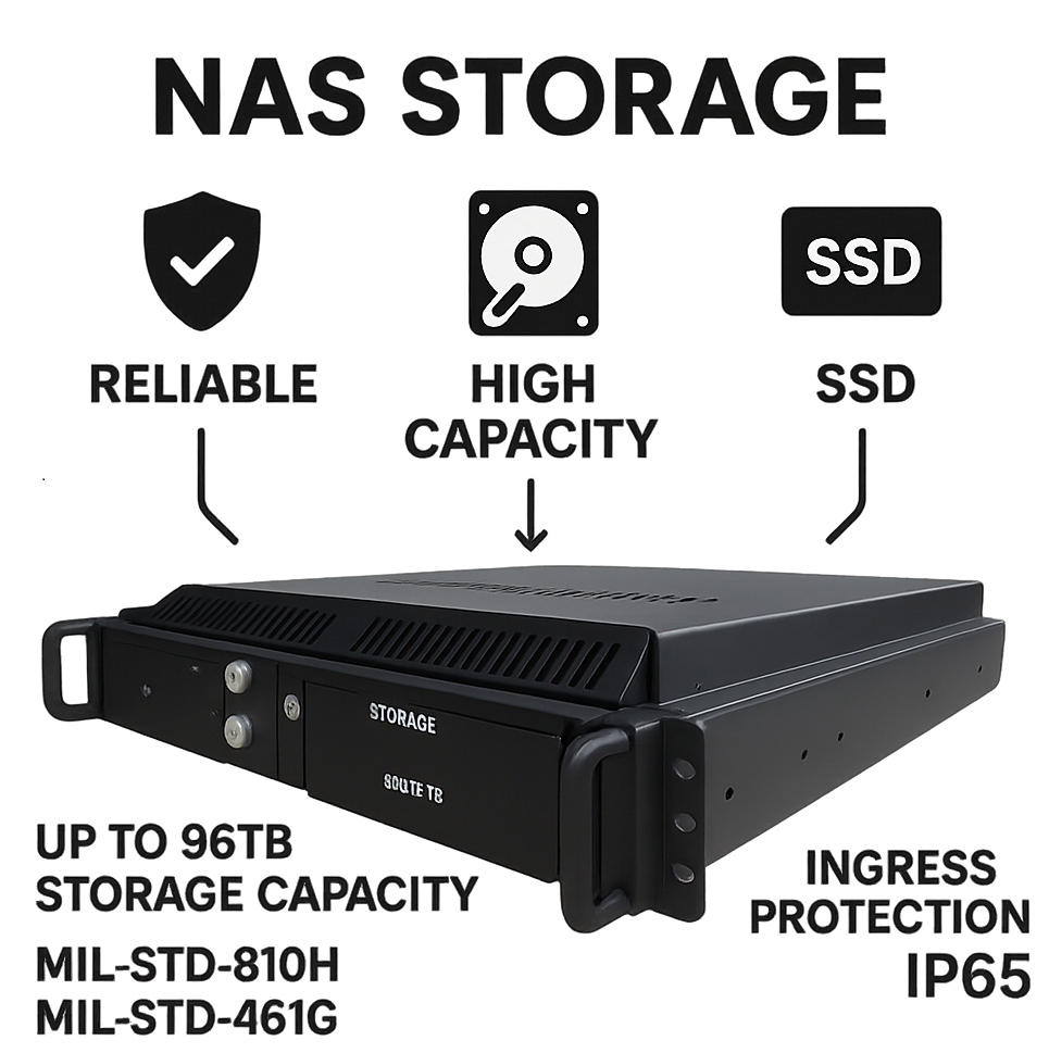 NP-RX12D2U 2U Rugged Network Attached Storage (NAS)